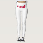Canadese nationale vlag aanpassen leggings (Voorkant)