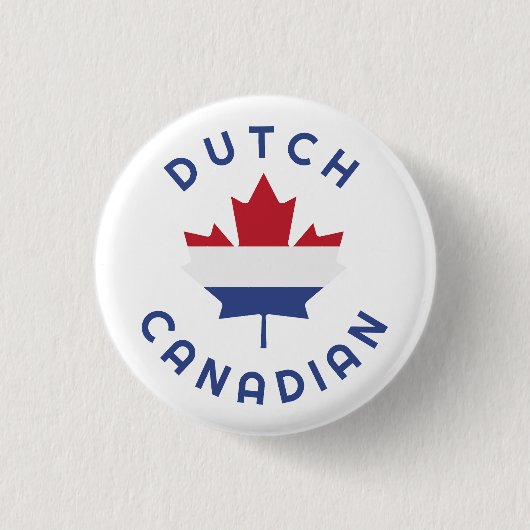 Canadese Nederlandse roots Ronde Button 3,2 Cm (Voorkant)