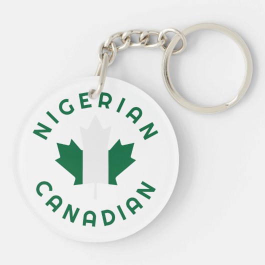 Canadese Nigeriaanse wortels Sleutelhanger (Achterkant)