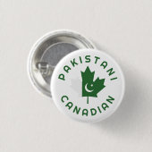 Canadese Pakistaanse roots Ronde Button 3,2 Cm (Voorkant /achterkant)
