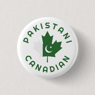 Canadese Pakistaanse roots Ronde Button 3,2 Cm