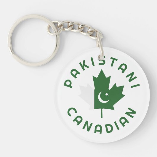 Canadese Pakistaanse roots Sleutelhanger (Voorkant)