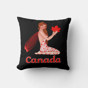 Canadese Pixie met Maple Leaf Kussen