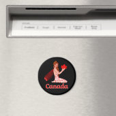 Canadese Pixie met Maple Leaf Magneet (Insitu (Vaatwasser))