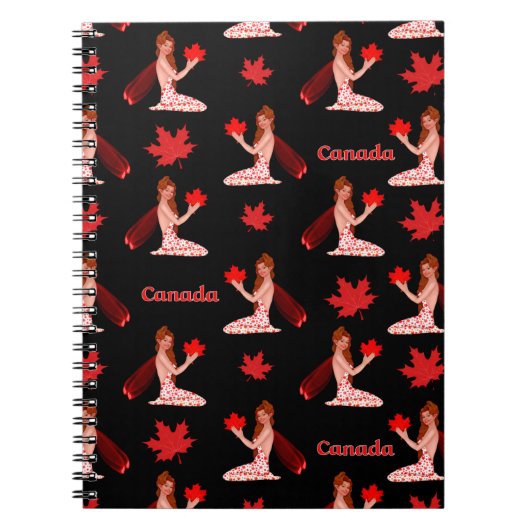 Canadese Pixie met Maple Leaf Notitieboek (Voorkant)