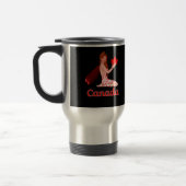 Canadese Pixie met Maple Leaf Reisbeker (Links)