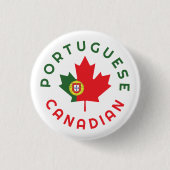 Canadese Portugese roots Ronde Button 3,2 Cm (Voorkant)