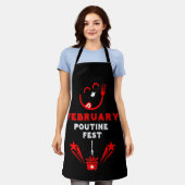 Canadese Poutine Festival Schort (Gedragen)