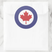 Canadese RAF Maple Leaf Roundel Ronde Sticker (Tas)