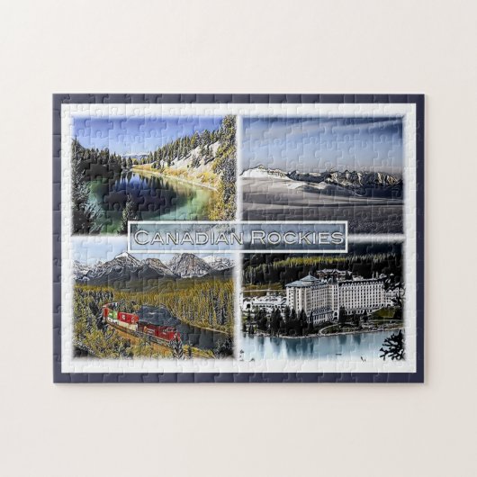 Canadese Rockies - Canada - Mosaic - Legpuzzel (Horizontaal)