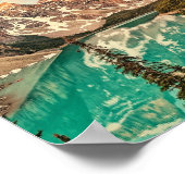 Canadese Rockies gestileerd Poster (Hoek)