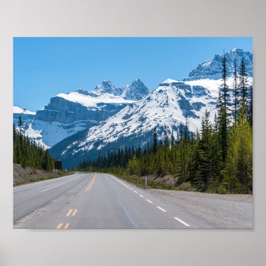 Canadese Rockies - Icefields Parkway Highway 93 Poster (Voorkant)