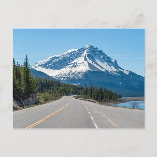 Canadese Rockies - Ijsveldweg Hoofdweg 93 Briefkaart (Voorkant)