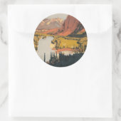 Canadese Rockies Reizen Poster Stickers (Tas)