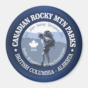 Canadese Rocky Mountain Parks Magneet