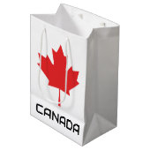 canadese rode bladesdoorn medium cadeauzakje (Voorkant Gekanteld)