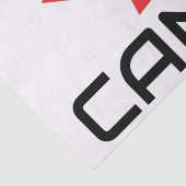 canadese rode bladesdoorn tissuepapier (Detail)