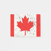 Canadese rode maaple Leaf CANADA Peeling Paint Post-it® Notes (Voorkant)