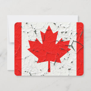 Canadese rode mantel Leaf CANADA Peeling Paint
