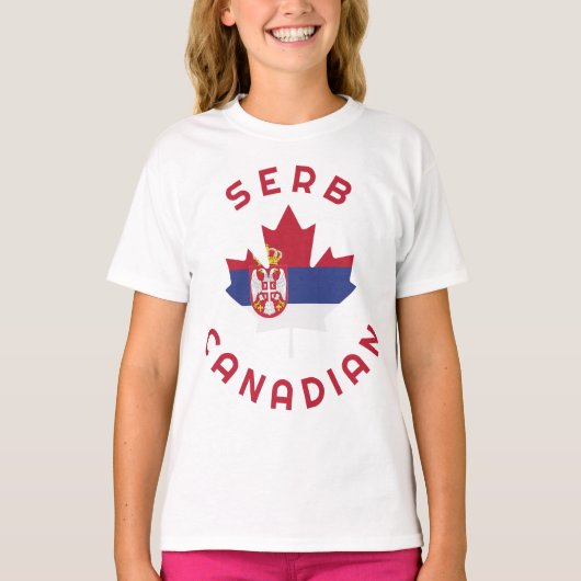 Canadese Servische roots T-shirt (Voorkant)
