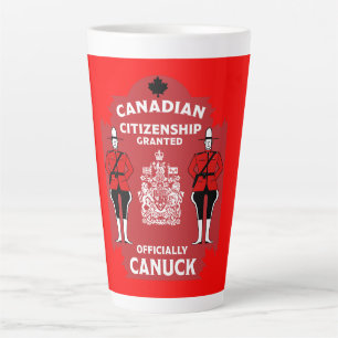 Canadese Staatsburgerschap Viering Cadeau Latte Mok