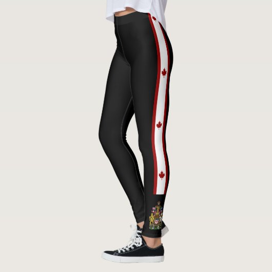 Canadese strepenvlag leggings (Links)