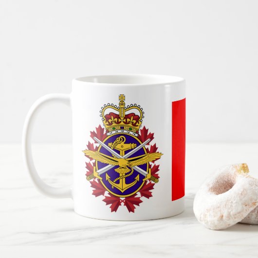 Canadese strijdkrachten koffiemok (Met donut)