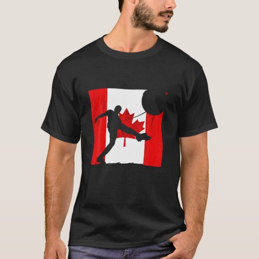 Canadese trots Canada voetbalelftal Esdoorn Canada T-shirt (Voorkant)