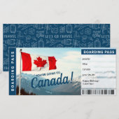 Canadese Vacation Cadeau-instapkaart (Voorkant / Achterkant)