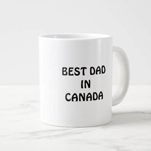 Canadese vaderschap Toronto Papa's Liefde Vancouve Extra Grote Beker (Voorkant rechts)