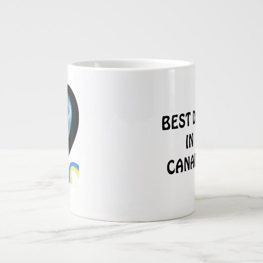 Canadese vaderschap Toronto Papa's Liefde Vancouve Extra Grote Beker (Voorkant)