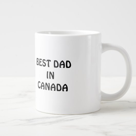 Canadese vaderschap Toronto Papa's Liefde Vancouve Extra Grote Beker (Rechts)