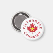 Canadese Vietnamese wortels Magneet (Voorkant / Achterkant)