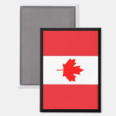 Canadese vlag 2.0 magneet (Voorkant / Achterkant)