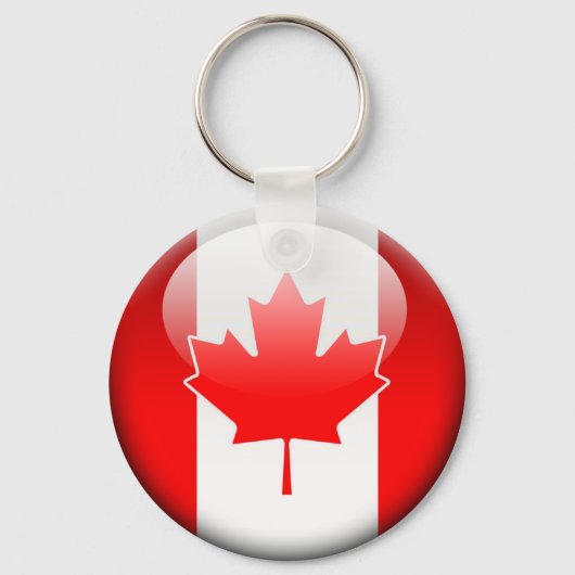 Canadese vlag 2.0 sleutelhanger (Voorkant)