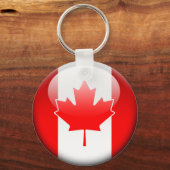 Canadese vlag 2.0 sleutelhanger (Voorkant)