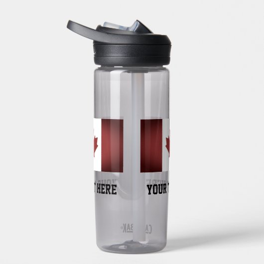 Canadese vlag aangepaste plastic waterfles (Rechts)