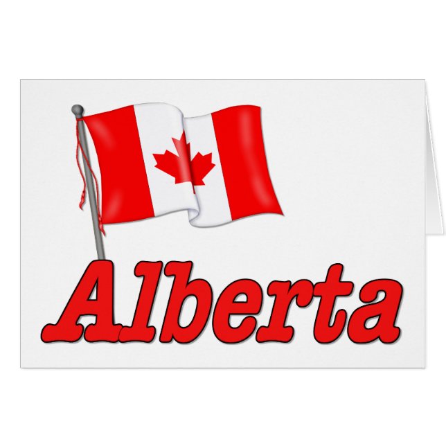 Canadese vlag - Alberta (Voorkant Horizontaal)