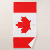 Canadese vlag badhanddoek (Badhanddoek)