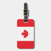 Canadese vlag bagagelabel (Voorkant verticaal)