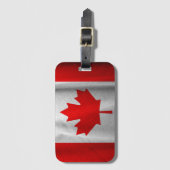 Canadese vlag bagagelabel (Voorkant (verticaal))
