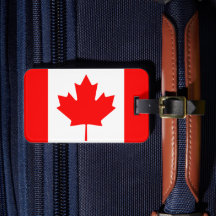 Canadese vlag bagagelabels voor tassen en koffers