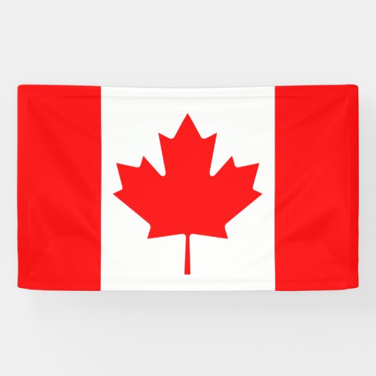 Canadese vlag Banner (Horizontaal)