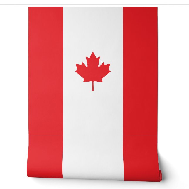 Canadese vlag behang (Afrollen)