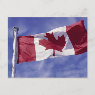 Canadese vlag briefkaart