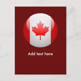 Canadese vlag briefkaart