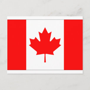 Canadese vlag briefkaart
