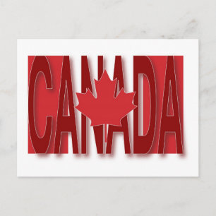 Canadese vlag briefkaart
