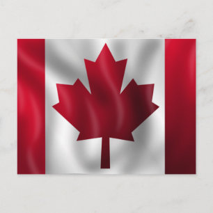 Canadese vlag briefkaart