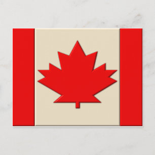 Canadese vlag briefkaart
